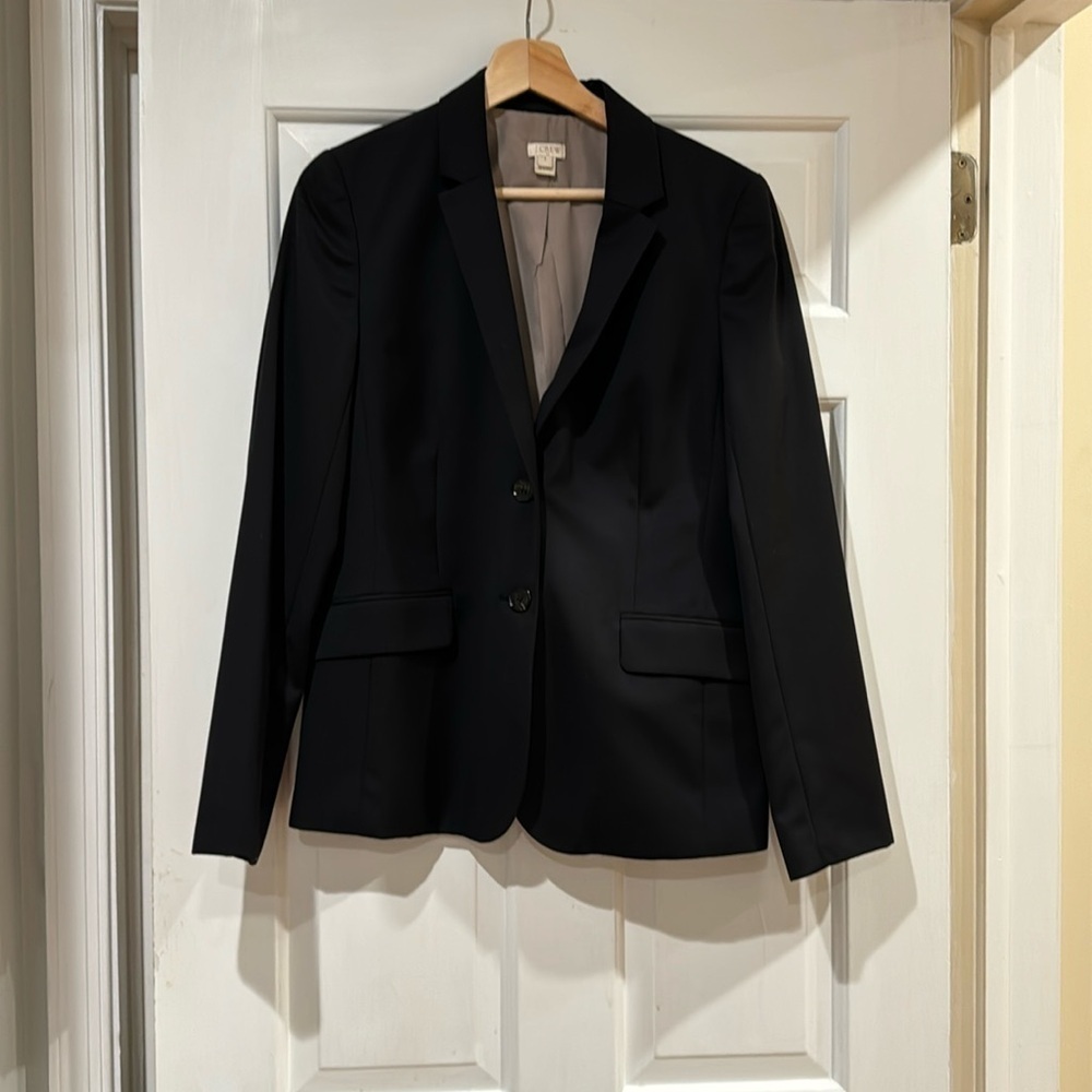J. Crew Black Suit Jacket